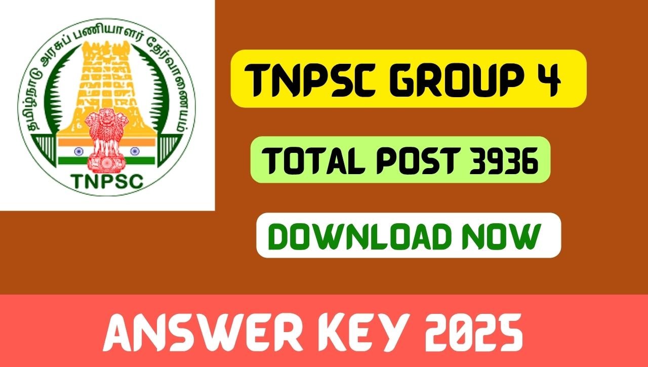 TNPSC Group 4 Answer Key 2025