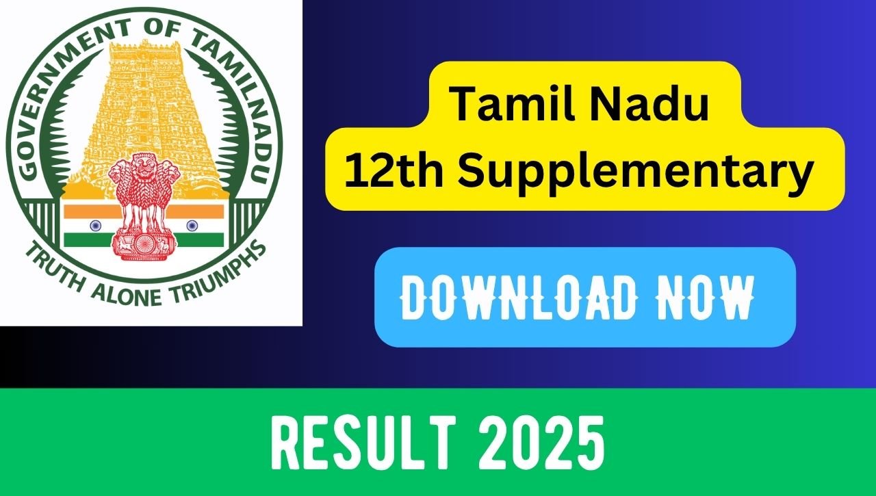 Tamil Nadu 12th Supplementary Result 2025